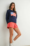American Flag Sweater