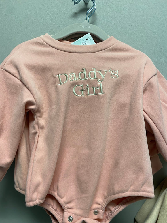 Daddy’s girl sweatshirt onesie