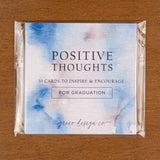 Positive Thoughts Card Set - Graduation Set