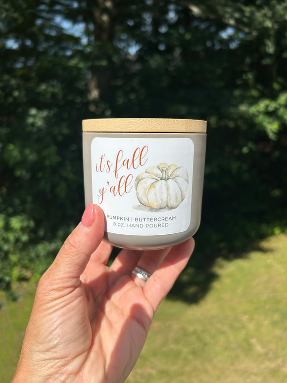 It's Fall Y'all Soy Candle