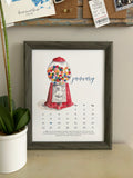 2026 Watercolor Calendar - 11x14"