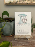 2027 Watercolor Calendar - 5x7"