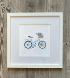 Framed 8x8" Watercolor Art