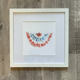 Framed 8x8" Watercolor Art