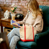 MINI Hand Painted Canvas Tote