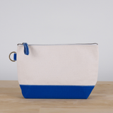 All In Zip Top Pouch: Navy / No Monogram