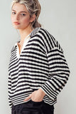 Black & white stripe sweater