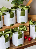Christmas Candle Collection - Coconut Soy Wax Candle: Spiked Eggnog / Granite 10oz
