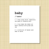 Baby Definition Print