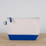 Hand Painted Canvas Travel Pouch - Sailboat