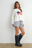 American Flag Sweater