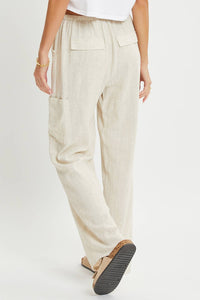 Tan Linen Pants