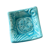 Tiny Dish - Ocean - Sand Dollar - Turquoise