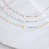 Triple Heart Necklace