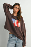 American Flag Sweater