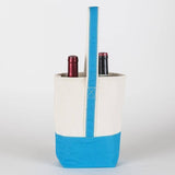 2- Bottle Canvas Wine Gift Host Bag: Pink
