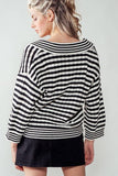 Black & white stripe sweater