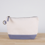 All In Zip Top Pouch: Navy / No Monogram