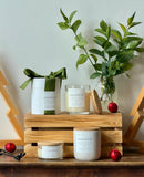 Christmas Candle Collection - Coconut Soy Wax Candle: Spiked Eggnog / Granite 10oz