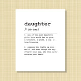 Daughter Definition Print