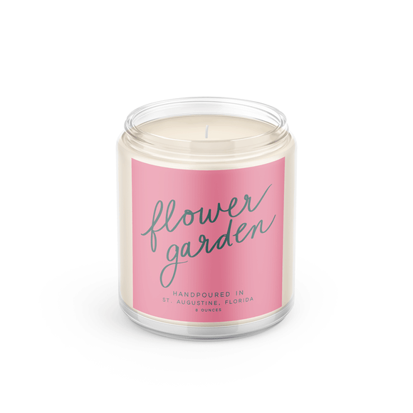 Flower Garden: 8 oz Soy Wax Candle