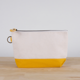 All In Zip Top Pouch: Cobalt / No Monogram
