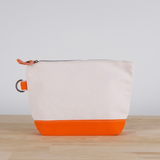 All In Zip Top Pouch: Light Pink / No Monogram