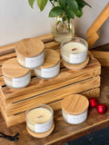 Christmas Candle Collection - Coconut Soy Wax Candle: Spiked Eggnog / Granite 10oz