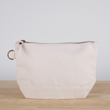 All In Zip Top Pouch: Cobalt / No Monogram