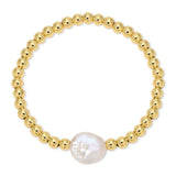 Beaded Bracelet With Baroque Pearl