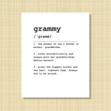 grammy Definition Print