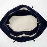 LARGE Hand Painted Canvas Tote