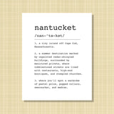 Nantucket Definition Print