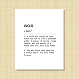 son Definition Print