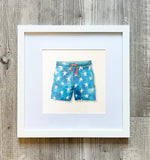 Framed 8x8" Watercolor Art