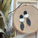 Earrings Wicket Goods black & white