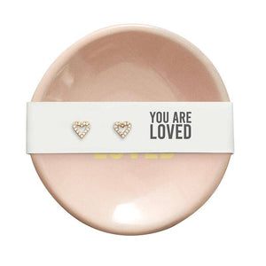 Ring Dish & Earrings - You Are Loved