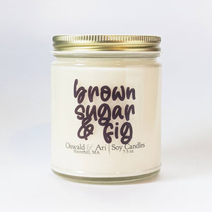 Brown sugar and fig candle