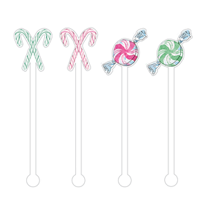 Mint Candy Stir Sticks